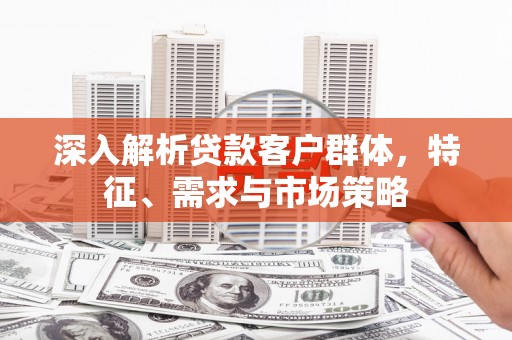 双溪深入解析贷款客户群体，特征、需求与市场策略